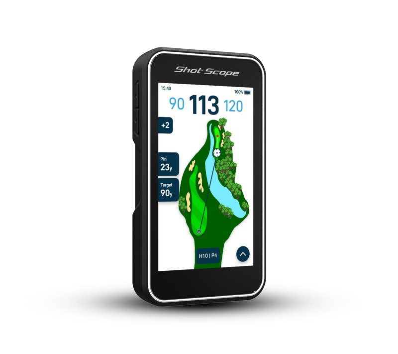 Shot Scope H50 เครื่อง GPS กอล์ฟแบบมือถือ จอสัมผัส AMOLED 4.3 นิ้ว ไม่มีค่าสมาชิก
