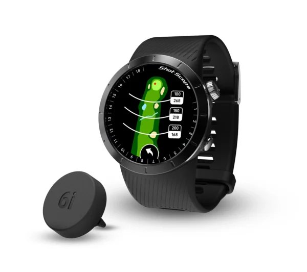 Shot Scope X5 — Touchscreen Golf Watch with 16 Automatic Shot-Tracking Tags